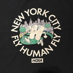 RARE!! Hoka T-Shirt with New York City Marathon Graphic (men’s XXL)